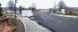 Baustellenfoto: Gemeinschaftsmaßnahme Großburschla Ortsdurchfahrt L1019/L2109