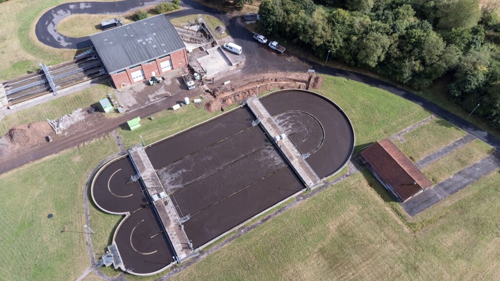 Foto: Verbandskläranlage Eisenach, Luftbild
