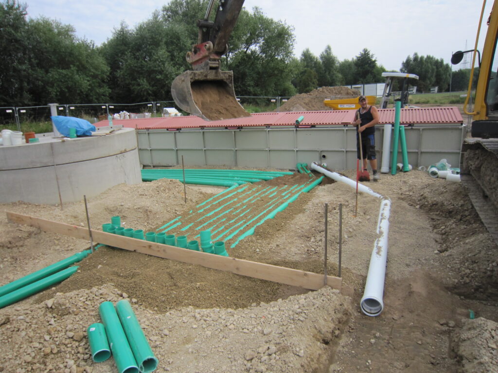 Foto: Leerrohrverlegung