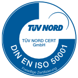 Siegel TÜV Nord DIN EN ISO 50001